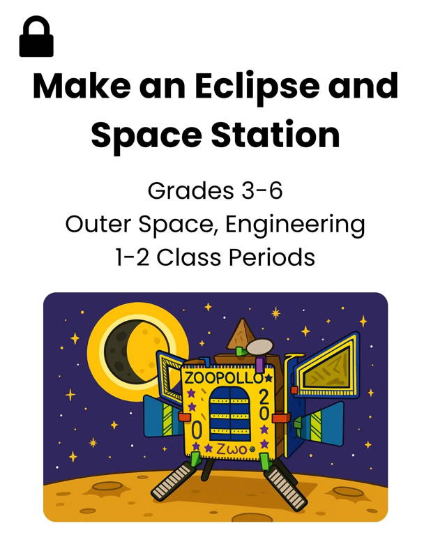 Students build a model space station and use it to explore how solar and lunar eclipses work. This grades 3–6 STEM and project-based learning activity combines outer space science with engineering design, giving teachers a hands-on NGSS-aligned lesson in celestial motion, light and shadow, and collaborative problem solving.