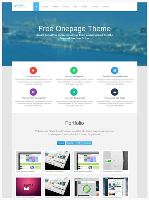 Shaper Xeon - отзывчивый шаблон для CMS Joomla