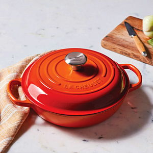 Le Creuset Braiser, 3 1/2 qt, Flame