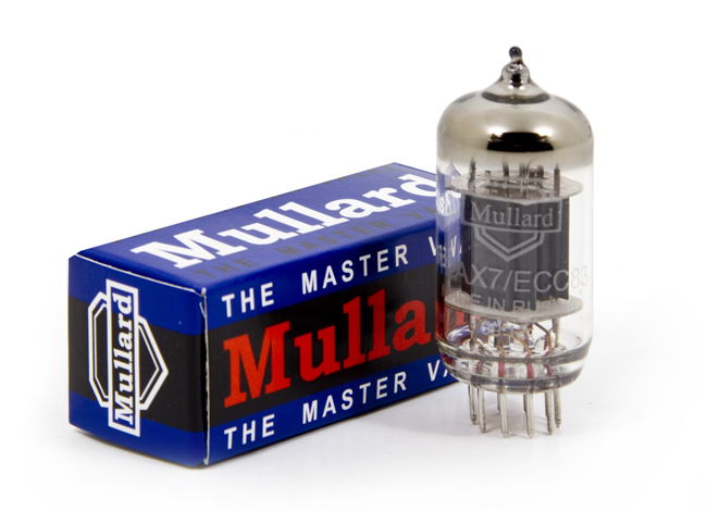 mullard 12ax7 Upscale audio platinum matched pair Mint