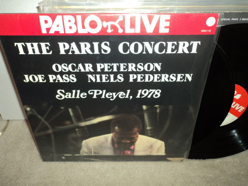 Oscar Peterson, Joe Pass, Niels Pedersen - The Paris Concert "Salle Pleyel" 1978 2LPs Pablo NM