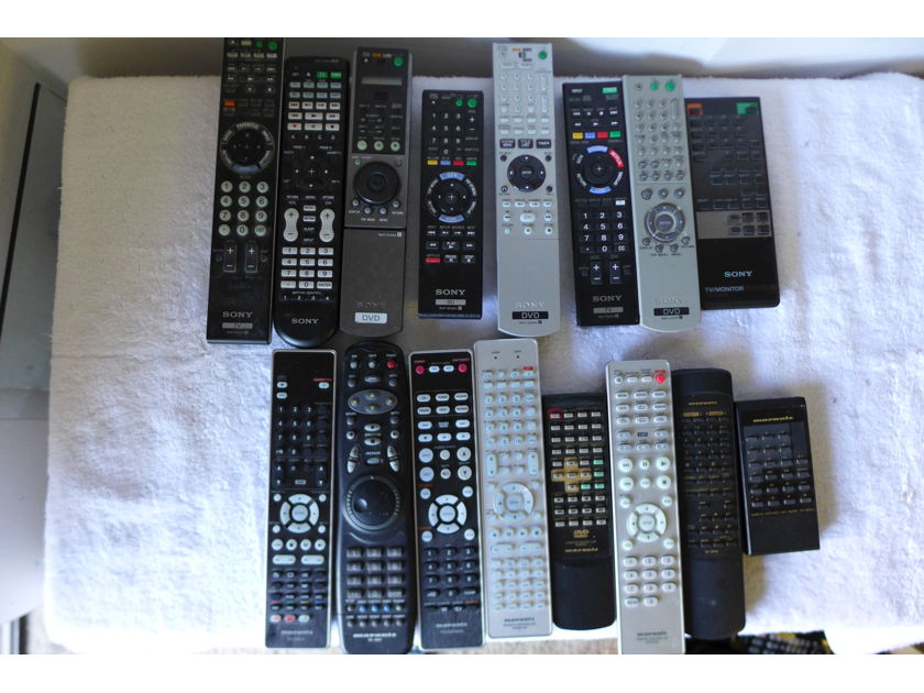 MARANTZ - SONY REMOTES VARIED REMOTES