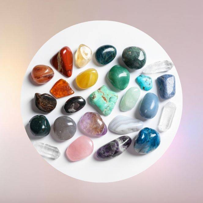 Femme enceinte portant un bola de grossesse HOKEE en pierre naturelle – bijou énergétique symbole d’amour, d’harmonie et de protection maternelle.