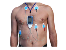 Holter monitor wearing ways