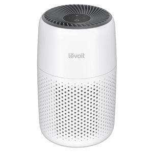 LEVOIT Air Purifiers for Bedroom Home, 3-in-1 Filter Cleaner with Fragrance Sponge for Better Sleep, Filters Smoke, Allergies, Pet Dander, Odor, Dust, Office, Desktop, Portable, Core Mini-P, White