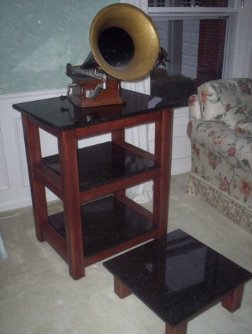 Maple frame with all granite shelves and tops