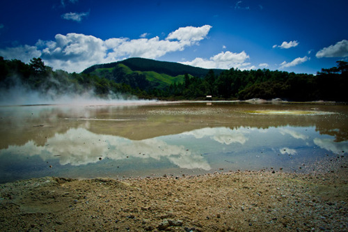 3. Экскурсия в геотермальный парк Вай о Тапу. Роторуа.