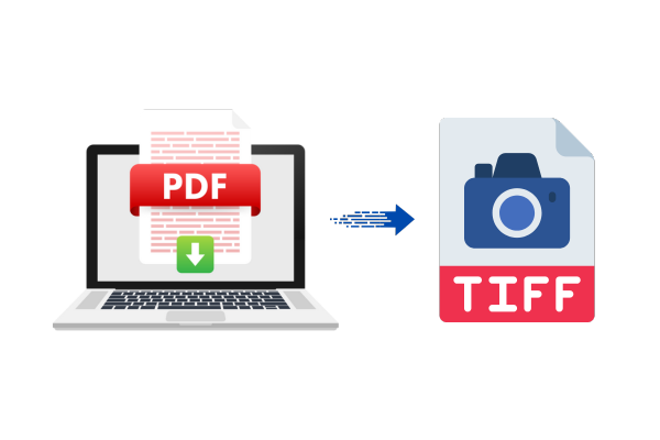 PDF to TIFF conversion process