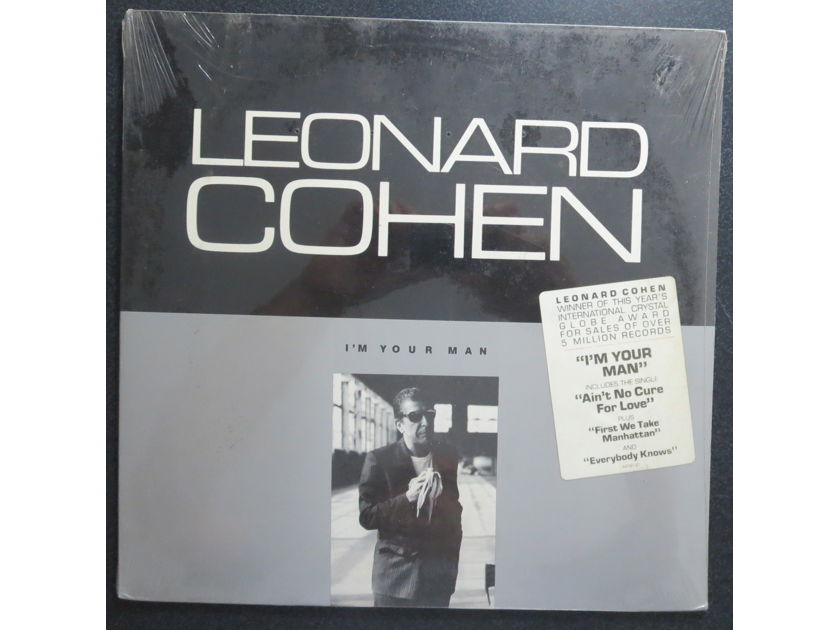 LEONARD COHEN, I'm Your Man w/hype sticker NEW OLD STOCK SEALED USA 1st press LP