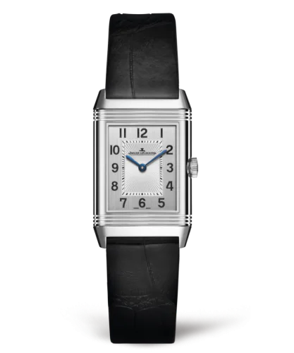 Reverso Classic Small Stainless Steel / Silver / Alligator