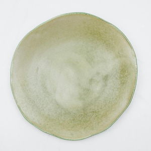 Round-ish platter in Lichen