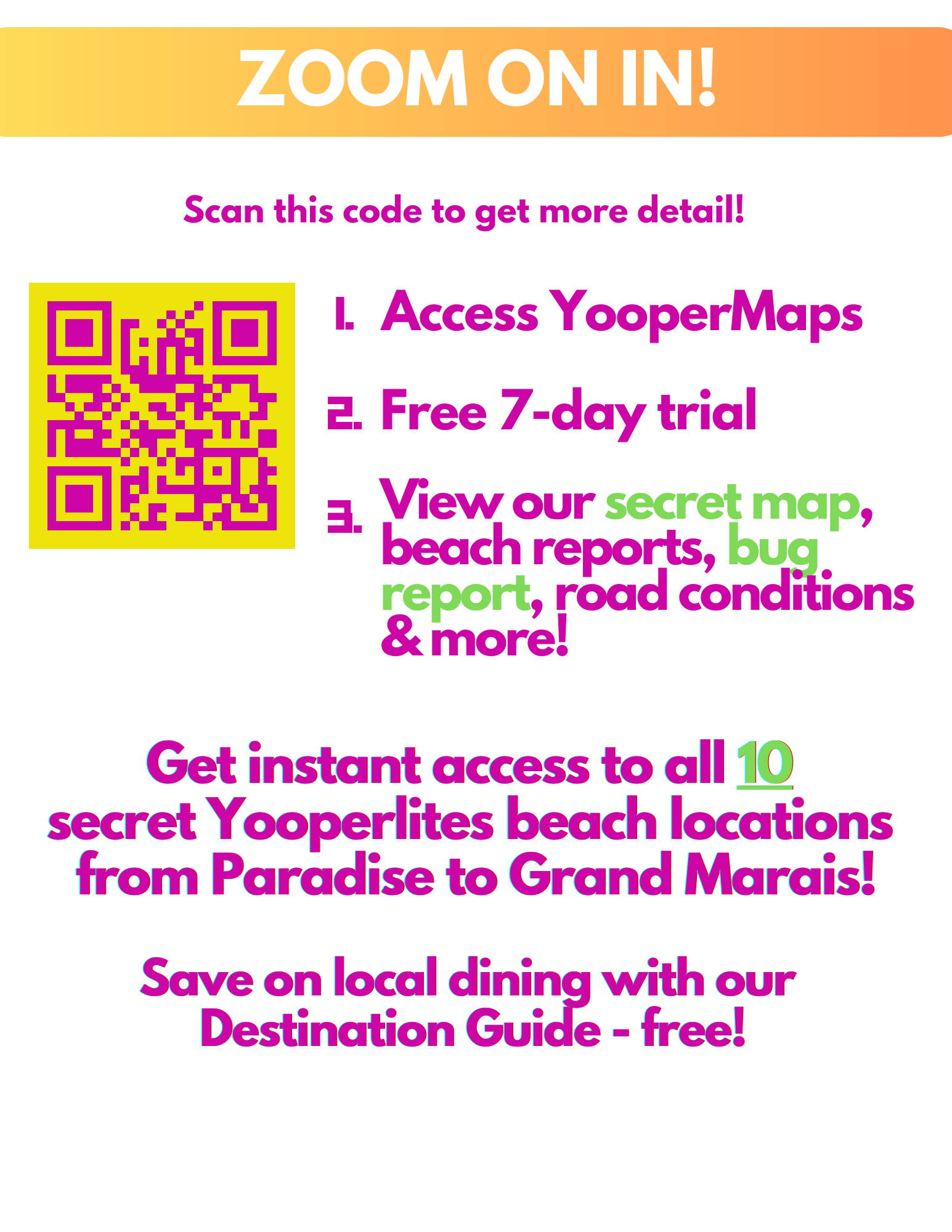 Yooperlites App - YooperMaps helps you find Yooperlites with your phone!