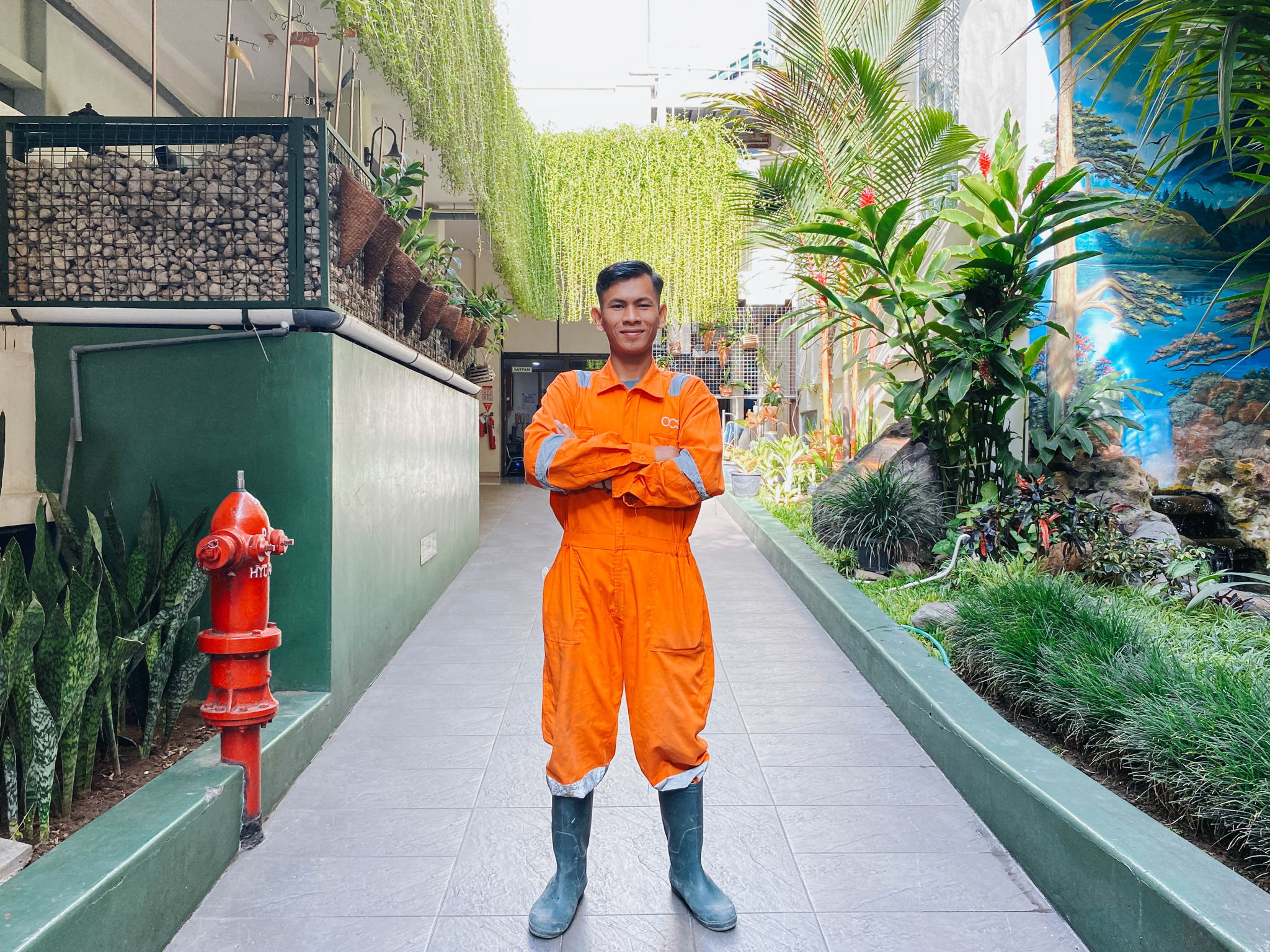 How Rifai’s Homemade Water Feature Cools a Hospital Canteen