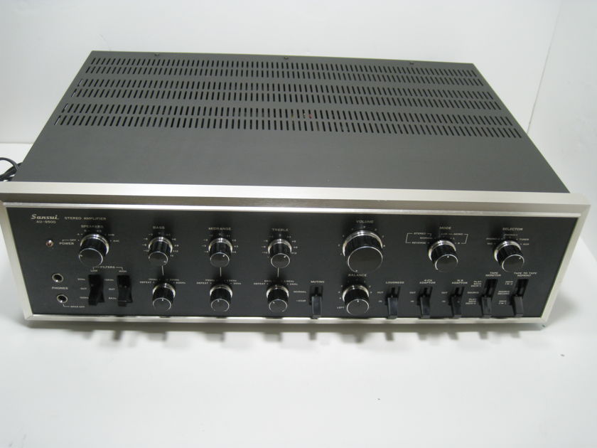 Sansui AU-9500 THE BEST New Caps and Transistors by HERB WARD 60-lb beast. Why pay more, Lenny?