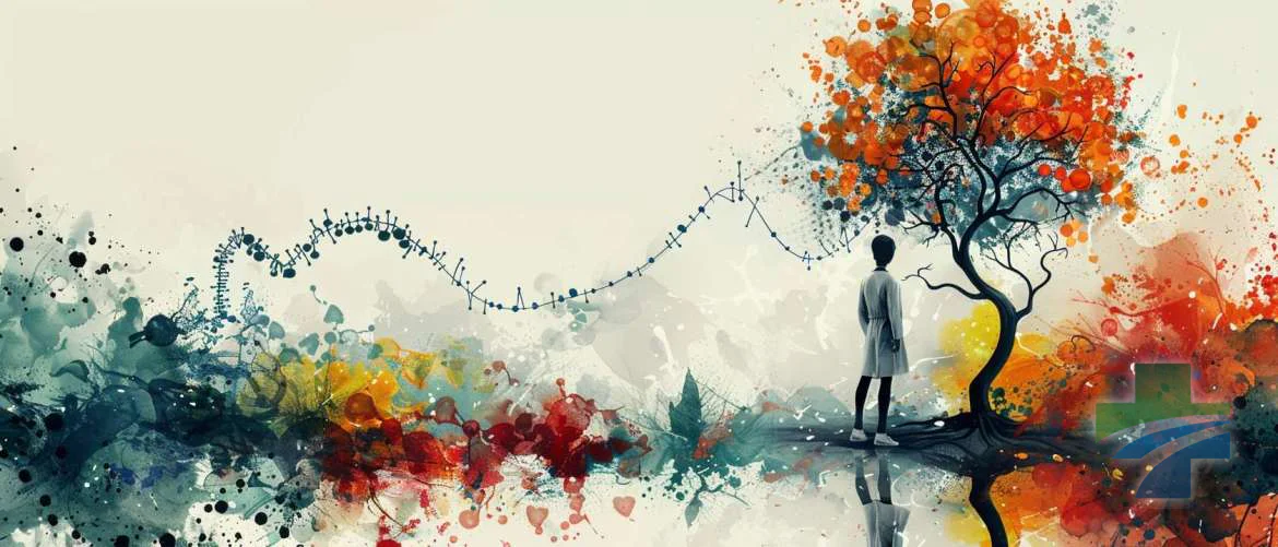 A creative collage depicting healthcare's holistic approach to global challenges