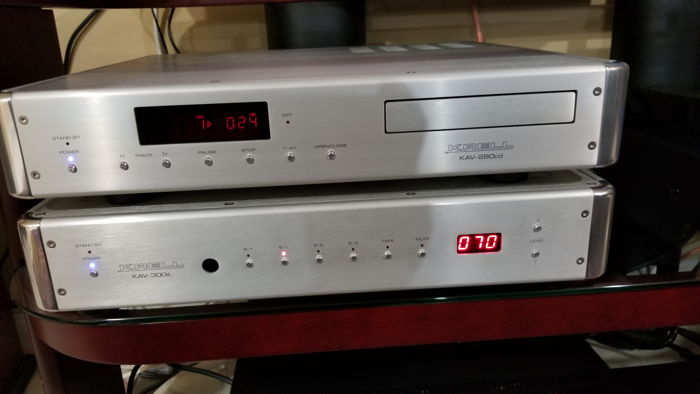 Krell KAV-280cd Player & KAV-300iL Amplifier (Both Serv...