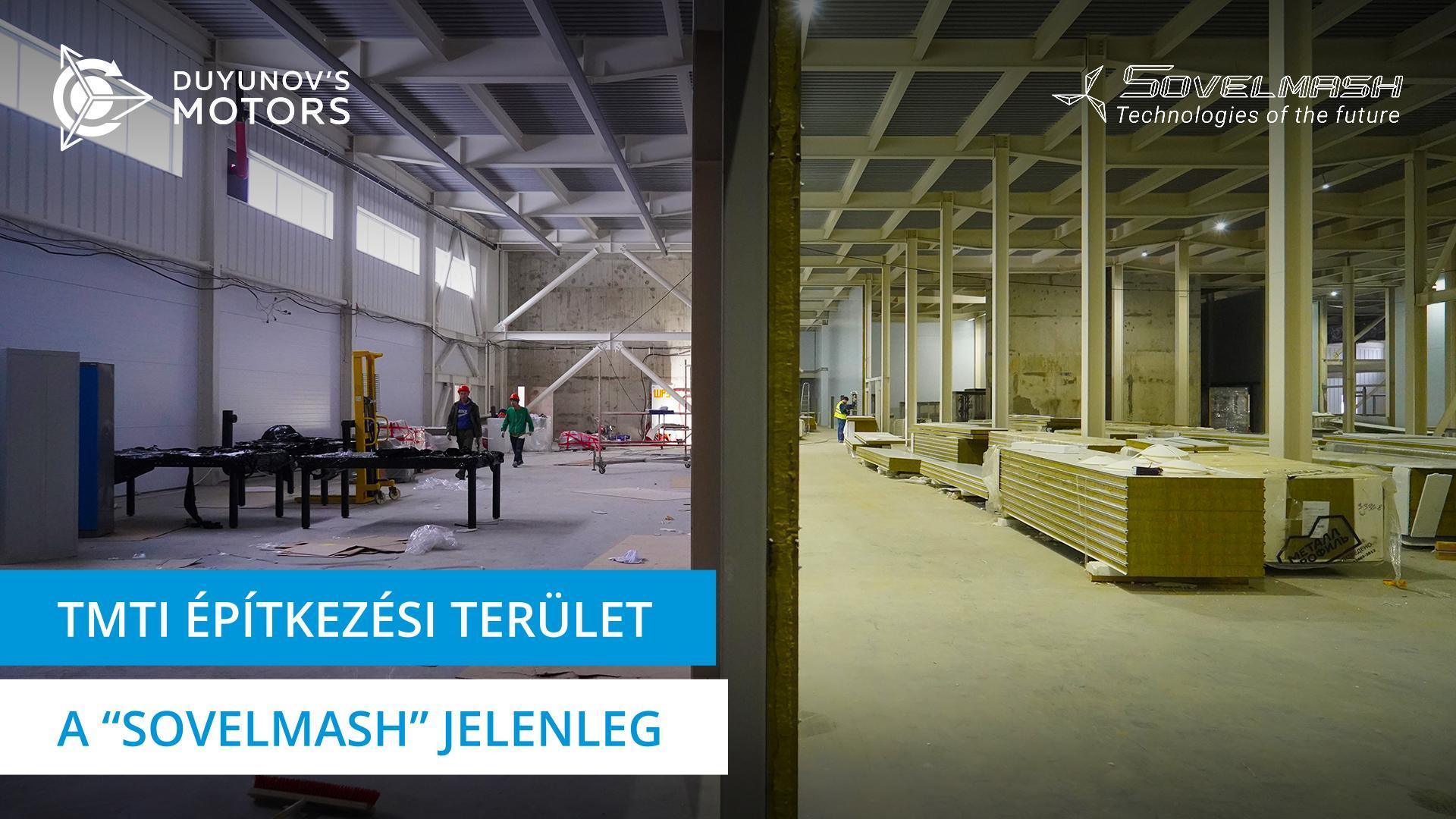 A „Sovelmash" építkezési terület jelenleg