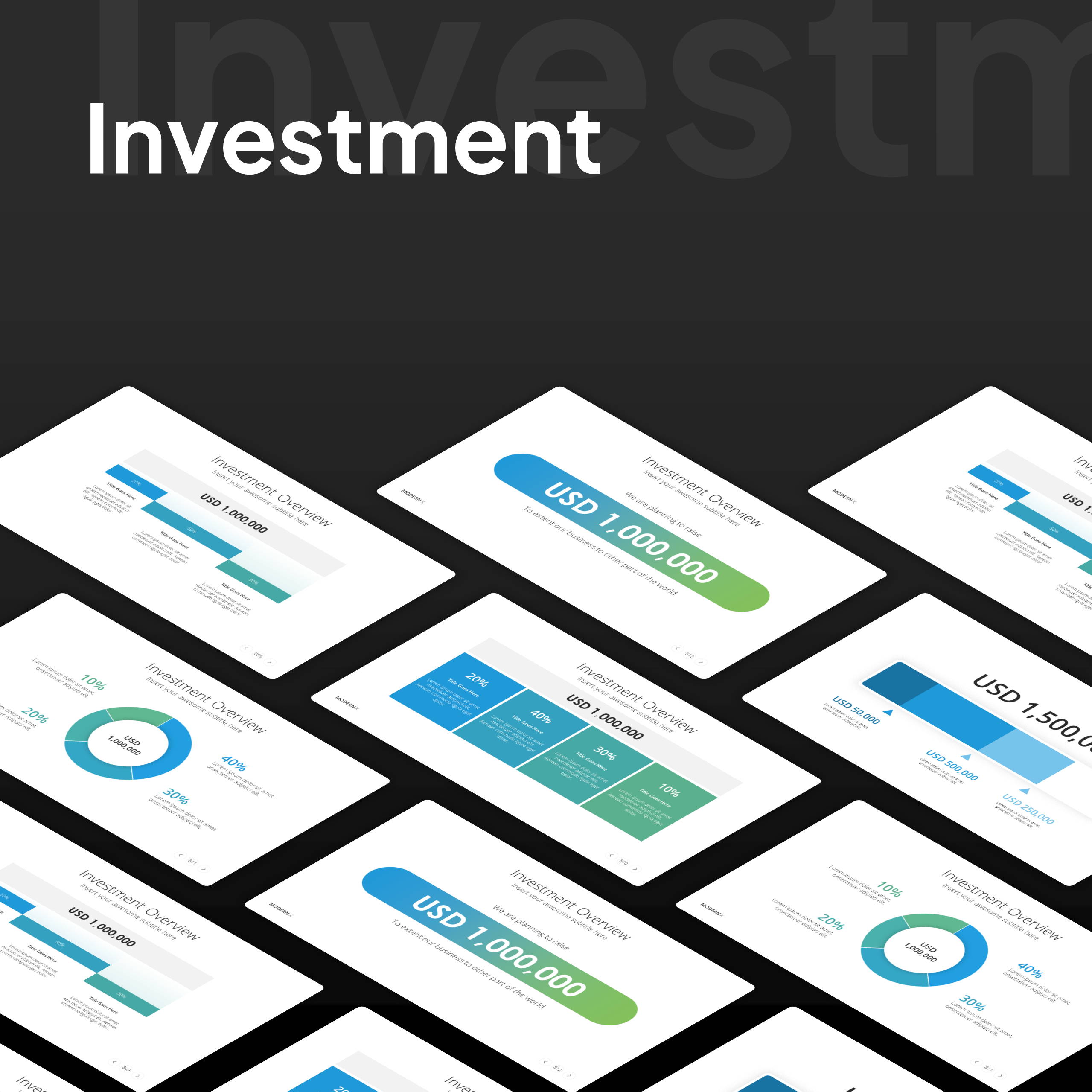 Modern X Consulting Firm Proposal Presentation Template