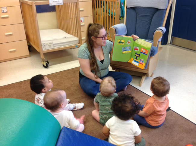 cute baby in pete the cat at Primrose School of Clear Lake: Child care center in Clear Lake, TX 77062