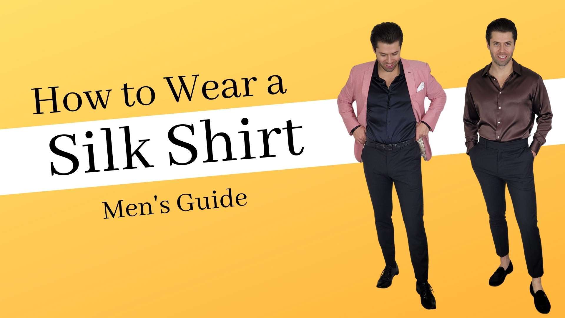 how to wear a silk shirt mens guide header image