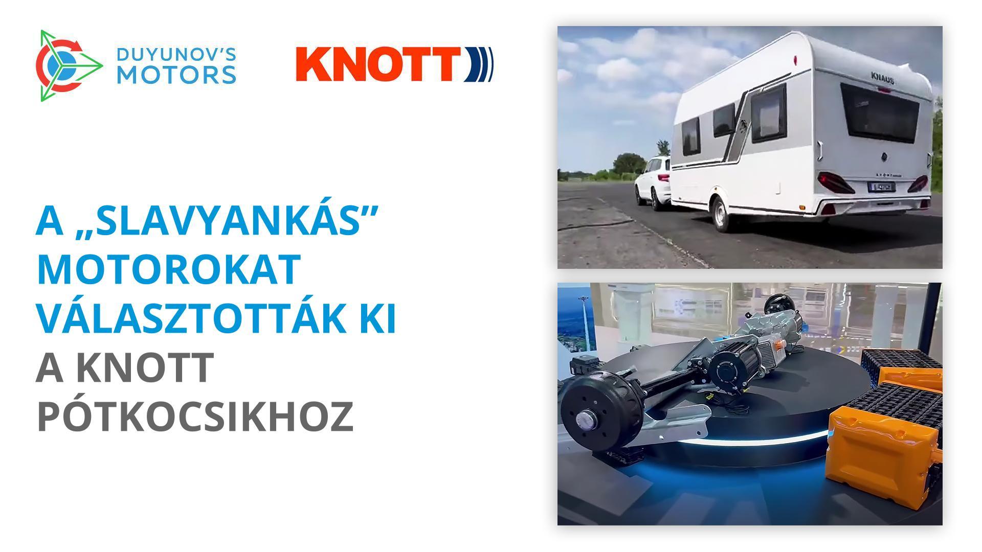 A DA-95S villanymotorok megnyerték az Autoflex Knott Inc. tesztjét