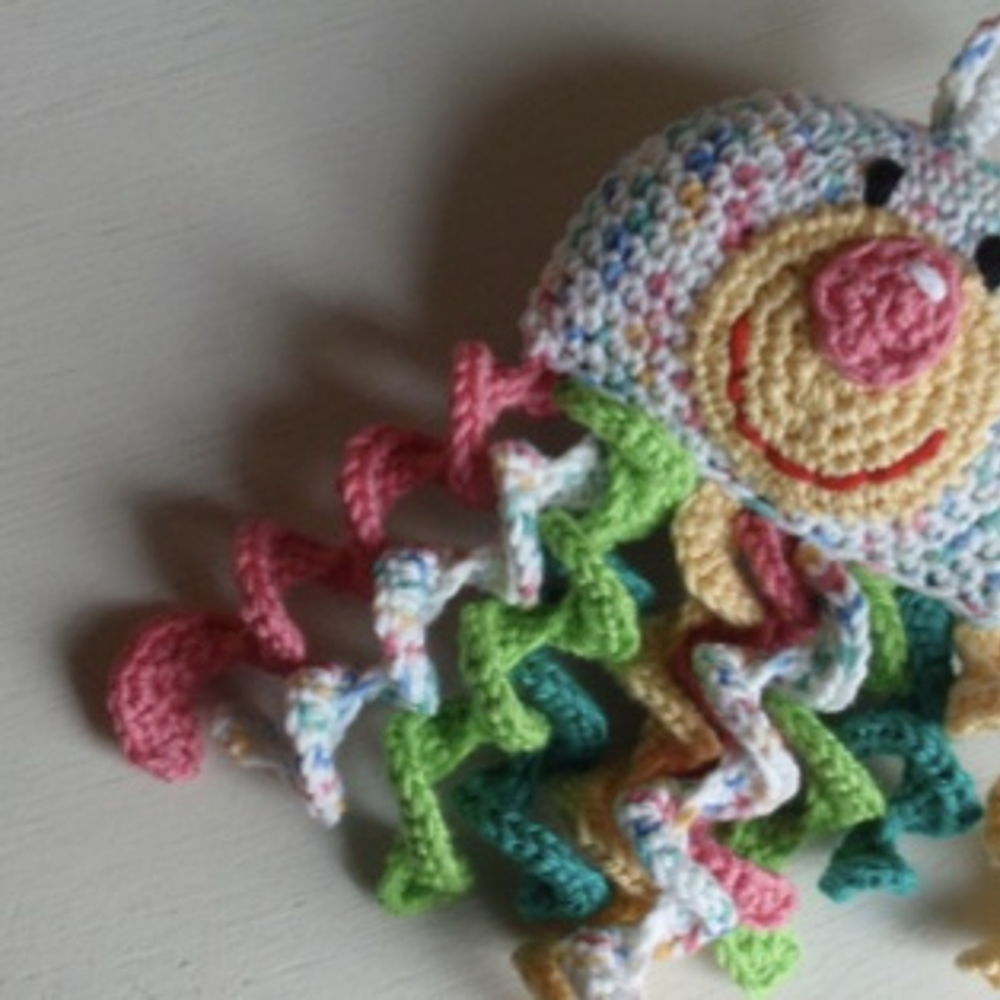 Haakpatroon Inktvis Rammelaar