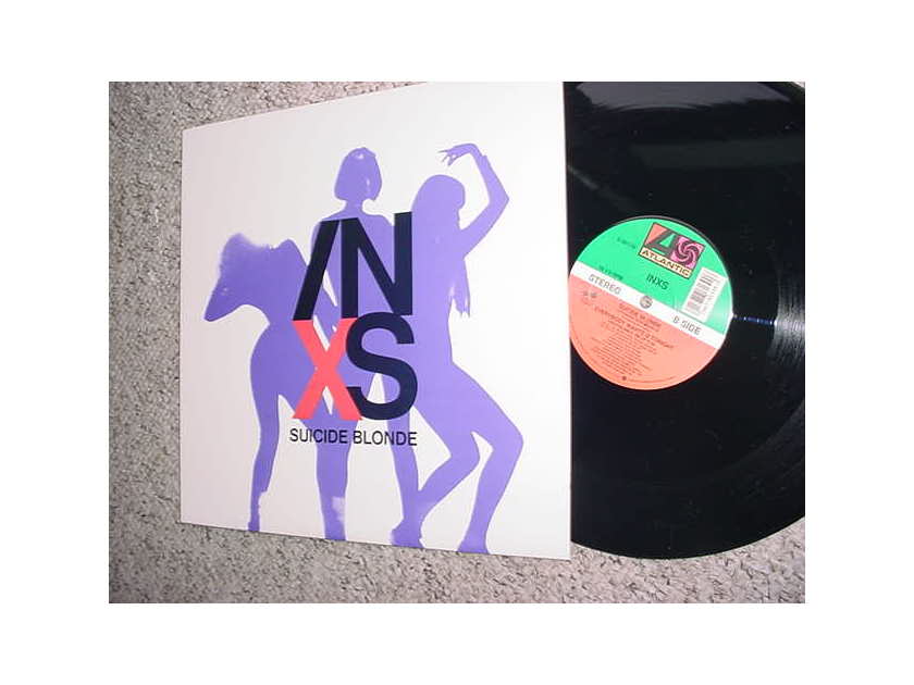 12" Single record INXS Atlantic 0-86139 - Suicide Blonde & Everbody wants you tonight