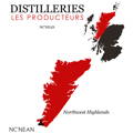 Carte localisation de la distillerie écossaise Nc'Nean