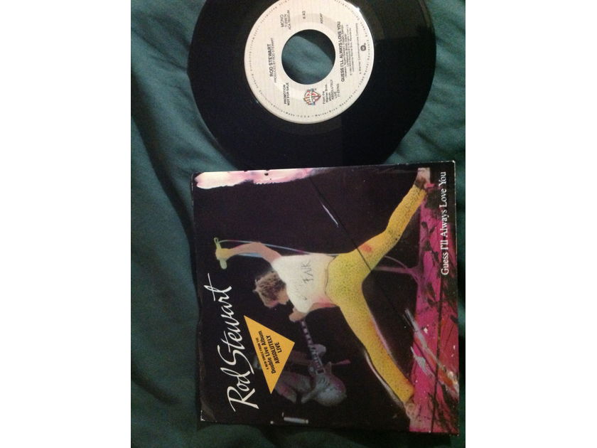 Rod Stewart - Guess I'll Always Love You Warner Brothers Promo 45 Single With Sleeve Mono Stereo