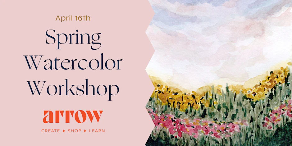 Spring Watercolor Workshop promotional image