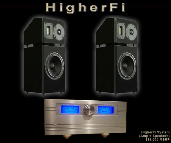 HigherFi 200.2 Amp + TWINwave Spkrs. Demo,Save $9,000,T...
