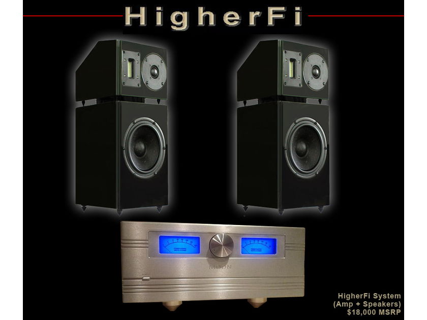 HigherFi 200.2 Amp + TWINwave Spkrs. Demo,Save $9,000,Trades OK, Worldwide Shipping