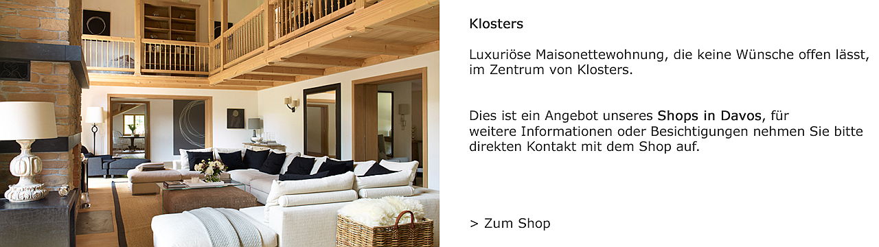  Market Center Rheintal
- Maisonettewohnung in Klosters über Engel & Völkers Davos