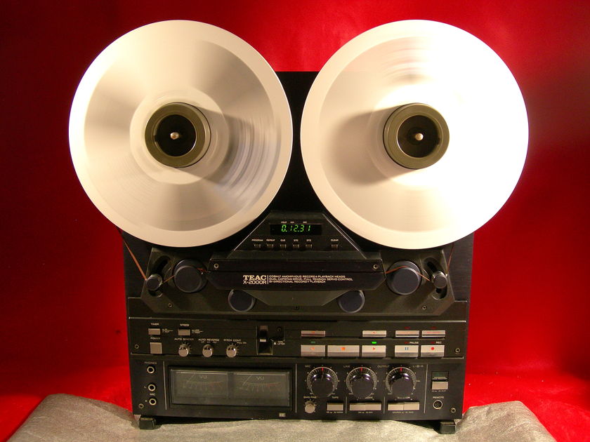 TEAC X-2000R (10.5" & 7") REEL TO REEL TAPE DECK RECORDER SERVICED & GUARANTEED