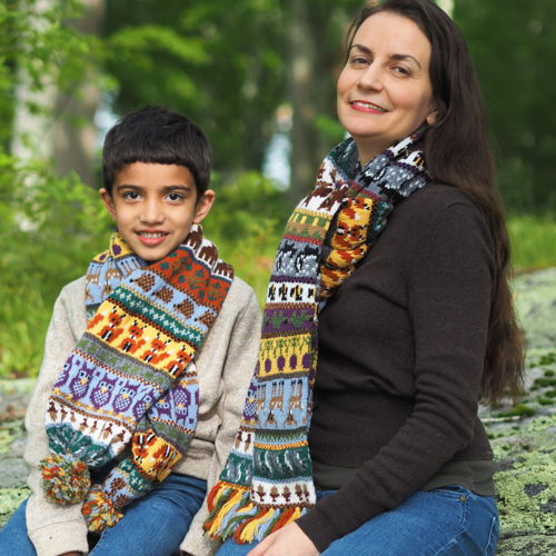 Woodland Critters Scarf
