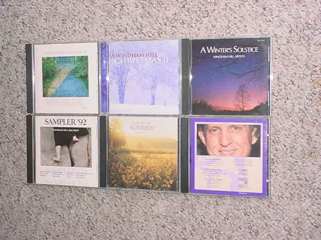 Windham Hill jazz cd lot of 6 cd's - sampler 84 & 92 Ch...