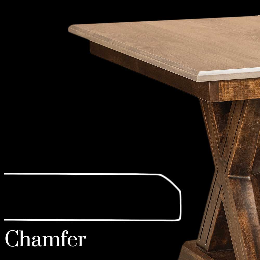 Chamfer Table Edge | Home and Timber