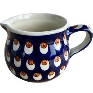 Polish Mid-Century Modern Ceramic Hand painted Pitcher