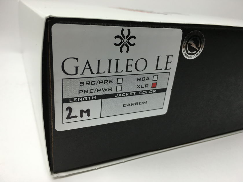 Synergistic Research Galileo LE 2m XLR w/ Galileo MPC