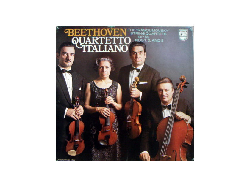 Philips / QUARTETTO ITALIANO, - Beethoven Rasoumovsky Quartets, MINT, 3LP Box Set!
