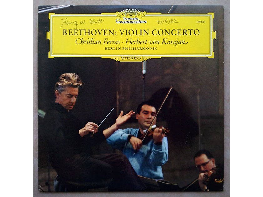 DG | FERRAS/KARAJAN/BEETHOVEN - Violin Concerto / EX