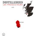 Carte localisation de la distillerie écossaise Lagg