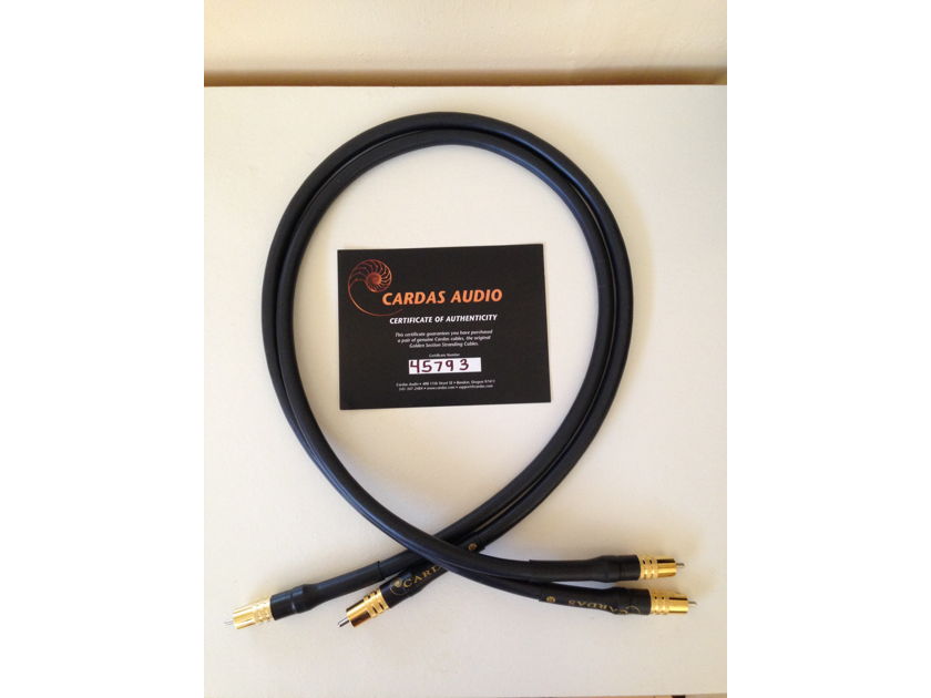 CARDAS  GOLDEN REFERENCE RCA 1M. IC CABLE