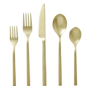Better Homes & Gardens 20 Piece Gold Stainless Steel Flatware Set (Service for 4)