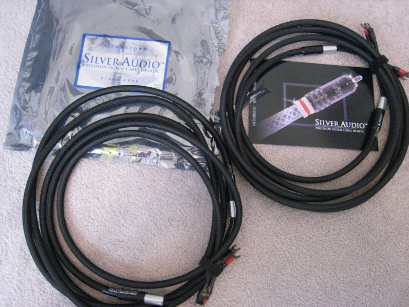 15' SILVER AUDIO SYMPHONY 32's SILVER CABLES!!!