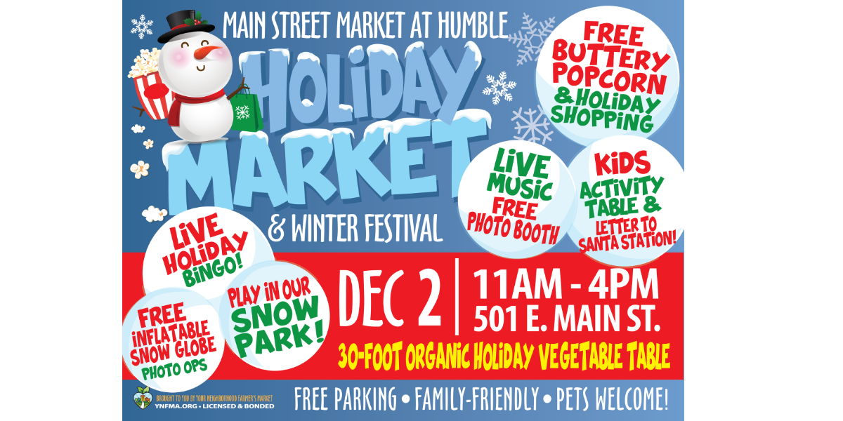 City of Humble Holiday Market & Winter Festival promotional image