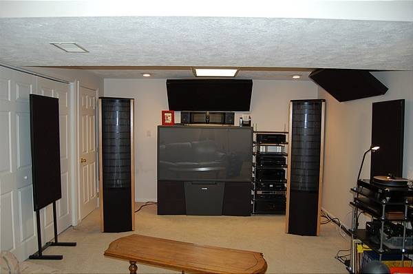 Room with rig and Acoustic Treatments