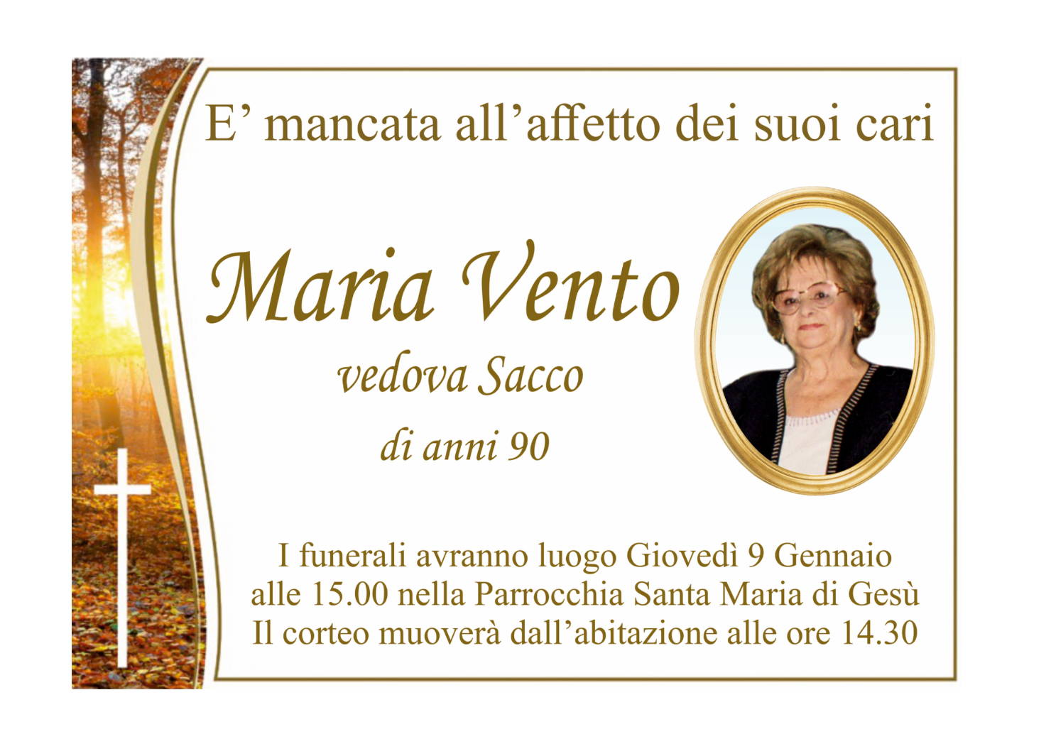 Maria Vento Vedova Sacco