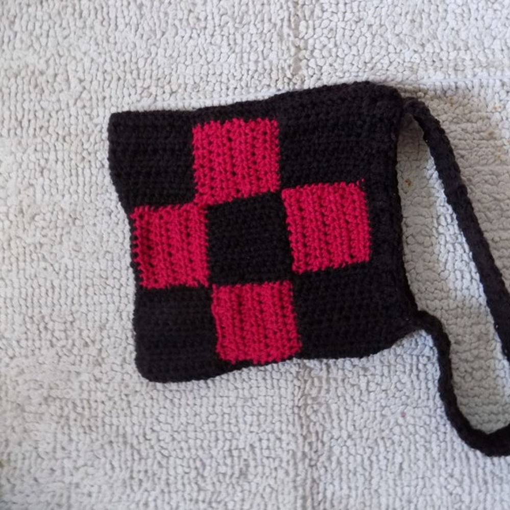 easy drawstring tote bag pattern,crochet purse pattern, Boho bag