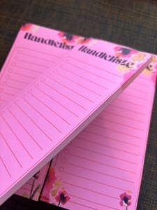 Handleliste rosa
